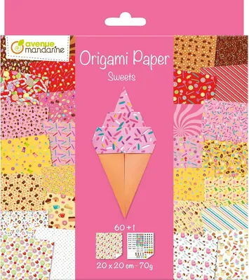 Produktbild von Origami Paper Sweets 60Bl 20x20cm