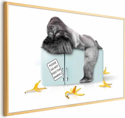 Produktbild von Posterpapier Poster - Hungry Gorilla 30x21 cm Tiere g-C-0155-ao-a