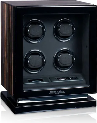 Produktbild von Heisse & Söhne - 70019-230.19 - Uhrenbeweger - für 4 Uhren - Rome 4 - Ebony Hochglanz