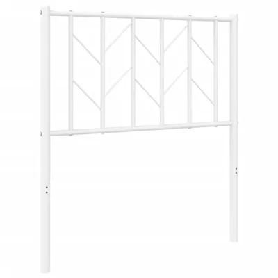 Produktbild von vidaXL Ersatz-Kopfteil Metall Weiß 75 cm