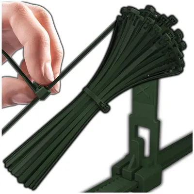 Immagine prodotto di Fascette verdi Fascette in nylon 150x4 mm 100 pz
