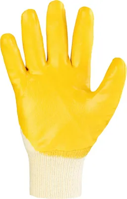 Produktbild von *YELLOWSTAR* STRONGHAND® HANDSCHUHE Nitril Arbeitshandschuh beschichtet gelb 0550 , Größe 8 (M)