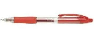 Produktbild von Tratto Easy Gel, Ausziehbarer Gelschreiber, Rot, Rot, Transparent, Kunststoff, 0,5 mm, Edelstahl