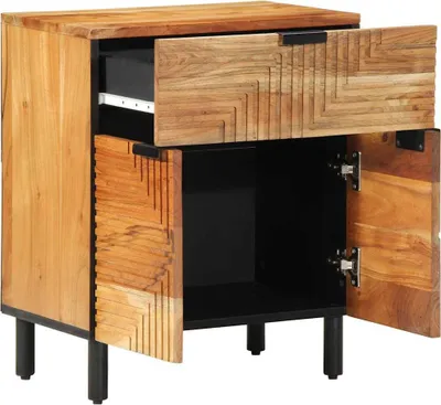 Productafbeelding van Maison Exclusive - Bedbankje, bruin, 50 x 33 x 60 cm, massief acaciahout