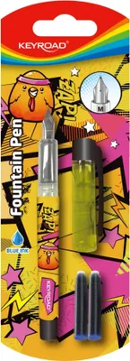 Image de Stylo plume 2 cartouches MIX - Keyroad