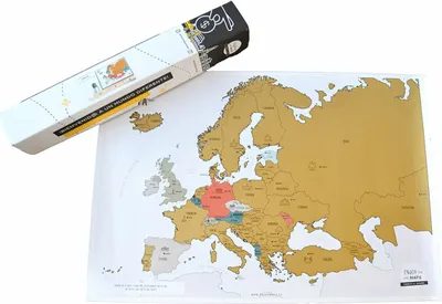 Obrázok produktu pre Mapa sveta Európa 65 x 45 cm
