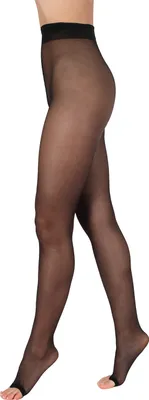 Produktbild von BANANALU 15 Den zehenfreie weiche Strumpfhose Toeless transparent Open Toe Toeless 15 Nero XXL