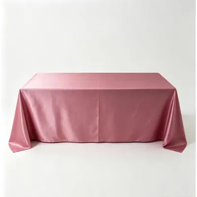 Obrázok produktu pre Obrus saténový, ružový, 145 x 320 cm, 100% polyester