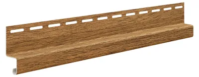 Obrázok produktu pre Odkvapová lišta VILO Fronto SV-16,5 pre obklady – vinylový fasádny profil – 3,05 m – dub Winchester