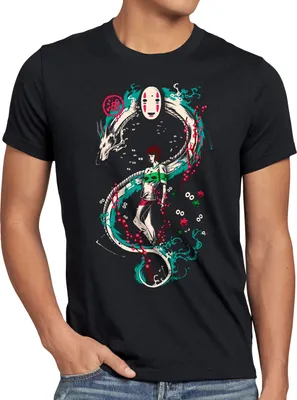 Produktbild von style3 Chihiro's Abenteuer Herren T-Shirt zauberland reise anime manga ohngesicht