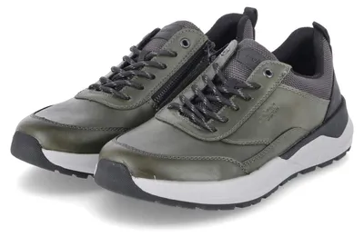 Zdjęcie produktu dla Buty męskie Rieker, kolor zielony, materiał: syntetyk, rozmiar: 40