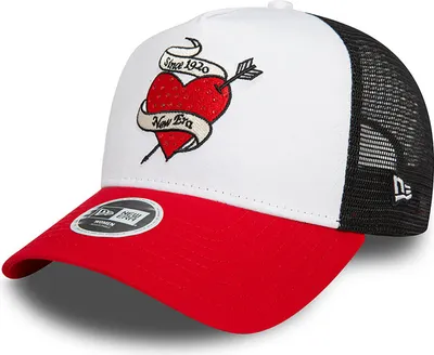 Produktbild von New Era Women Trucker Cap Rhinestone Heart