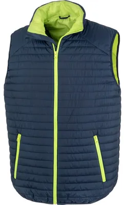 Produktbild von Result Genuine Recycled - Weste für Herren LT5836 (XXL) (Marineblau/Limone)