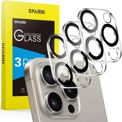 Zdjęcie produktu dla Szkło ochronne do aparatu iPhone 16 Pro/Pro Max 9H Armour Anti-Scratch Ultra Clear Transparent