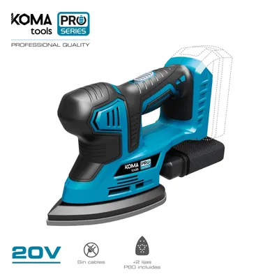 Image de Ponceuse Souris 20v Compacte, Sans Fil, Précision - Koma Tools