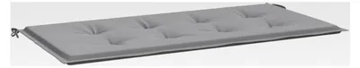 Produktbild von Gartenbankauflage, Sitzkissen für den Außenbereich, Polsterauflage für Gartenbänke, Grau 100x50x4cm Oxford-Gewebe