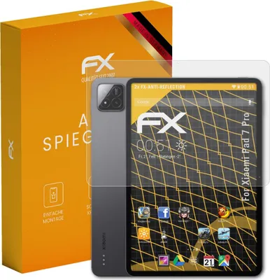 Produktbild von atFoliX FX-Antireflex 2x Schutzfolie kompatibel mit Xiaomi Pad 7 Pro Displayfolie