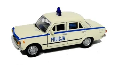 Produktbild von Fiat 125p 1:39 Miliz weiß WELLY