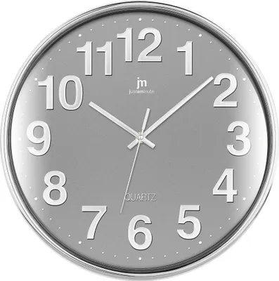 Immagine prodotto di Lowell Justaminute 00816 Orologio al quarzo a cerchio cromato, grigio