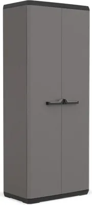 Immagine prodotto di Armadio contenitore, KETER Più, 3 ripiani regolabili, 68 x 39 x 166 cm, grigio/nero