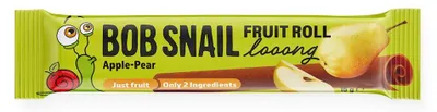 PRZEKĄSKA ROLL LONG JABŁKO - GRUSZKA BEZ DODATKU CUKRÓW 15 g - BOB SNAIL