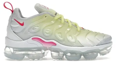 Obrázek produktu pro Nike Air Vapormax Plus v modré barvě s detaily v barvě citronu (dámské) - velikost EU 40
