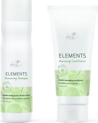 Produktbild von Wella Professionals Elements Renewing Set - Shampoo 250 ml + Conditioner 200 ml