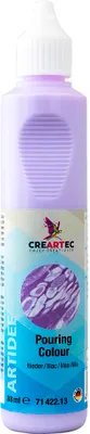 Produktbild von CREARTEC Pouring Farbe Flieder - 88ml - zum Anwenden der Pouringtechnik - einsetzbar auf verschiedenen Oberflächen