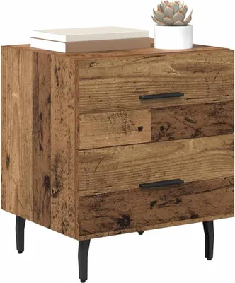 Obrázok produktu pre vidaXL Starý drevený nočný stolík 40 x 35 x 47,5 cm materiál na báze dreva