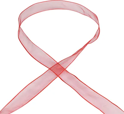 Produktbild von Chiffonband Organzaband Rot 15mm 20m Geschenkband Dekoration