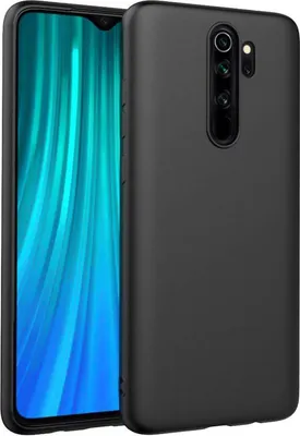 Produktbild von Silikonové pouzdro pro Xiaomi Redmi Note 8 Pro Protective Cover Matt Black Backcover Pouzdro na mobilní telefon