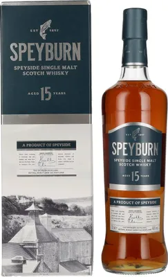Produktbild von Speyburn 15 Years + Box 700ml 46% Vol.