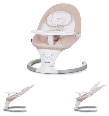 Produktbild von Chipolino Babywippe Lera Musik, Sicherheitsgurt, Kissen, Fernbedienung, Timer beige