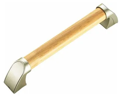 Obrázek produktu pro Dřevěné madlo do sprchového koutu, vhodné pro osoby se zdravotním postižením, barva dřeva, 30 cm, od