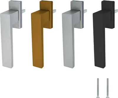 Design Aluminium Fenstergriff Dublin - gebürstet