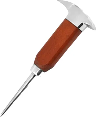 Produktbild von Eispickel aus Edelstahl 304 mit Holzgriff, Eishacker, Hand-Eispickel zur Eisentfernung für den Hausgebrauch