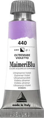 Obrázok produktu pre Maimeri Blu Akvarelová farba Ultramarine Violet 440 12 ml 1 ks