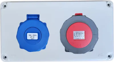 Produktbild von IP67 Stromverteiler Verteilerkasten Sicherungskasten 1x 230V IP67_Ohne _1x 32A IP67_40202005_Ohne Kabel