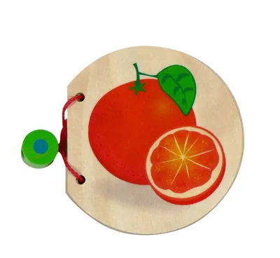Produktbild von Holzspielzeug Bilderbuch Obst BxLxH 100x15x90mm NEU