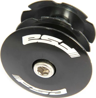 Produktbild von FSA Krallenmutterset 1 1/8 Zoll schwarz - sichere Gabelklemmung in moderner A...