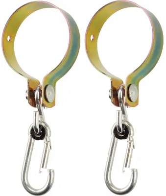 Produktbild von FEINZ | Karabinerhaken Set - 2x Befestigung 120 - Stabil und sicher - Ideal für Schaukeln
