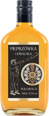 Obrázok produktu pre Vodka Polowaca Pieprzowka Goralska (Peperová vodka) 0,5L | Ochutená vodka, ochutená vodka |500 ml | 37,5 % alkoholu | Mundivia | nápad na darček | 18+