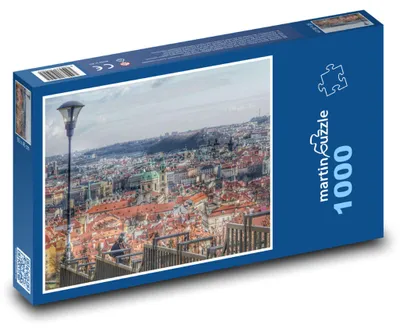Zdjęcie produktu dla Puzzle 1000 Widok na Stare Miasto w Pradze - martinpuzzle