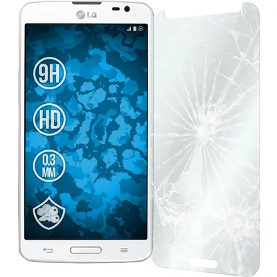 Produktbild von 2er-Pack PhoneNatic Glas-Folie klar  kompatibel mit LG G Pro Lite - Panzerglas für G Pro Lite