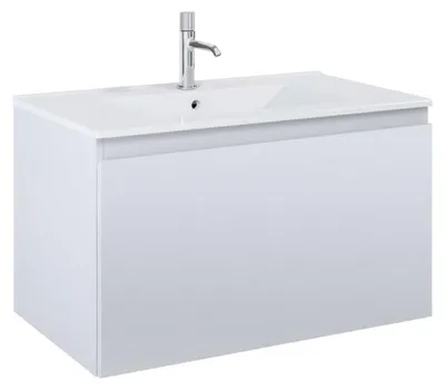 Immagine prodotto di OLTENS, mobile sottolavello da bagno, dimensioni 81 x 48,8 cm, con 1 cassetto