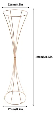 Immagine prodotto di Vaso da matrimonio - Vaso per fiori - Vaso decorativo - Vaso da tavola - Vasi per matrimoni - Altezza 80 cm