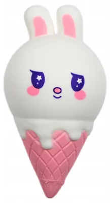 Produktbild von Großer Eiscreme Hase Anti-Stress Squishy - Sensorik Spielzeug für pure Entspannung