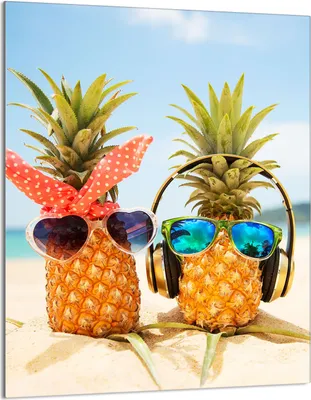 Produktbild von Glasschneidebrett 40x52 Ananas