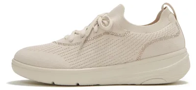 Productafbeelding van Super-Q Crystal-accentueerde, gebreide sneakers met elastische band en veters