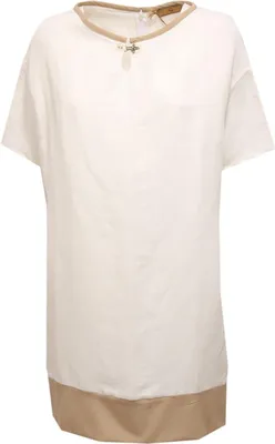 Zdjęcie produktu dla 2258AA abito donna FAY vestito off white/beige lniana/poliamidowa sukienka damska